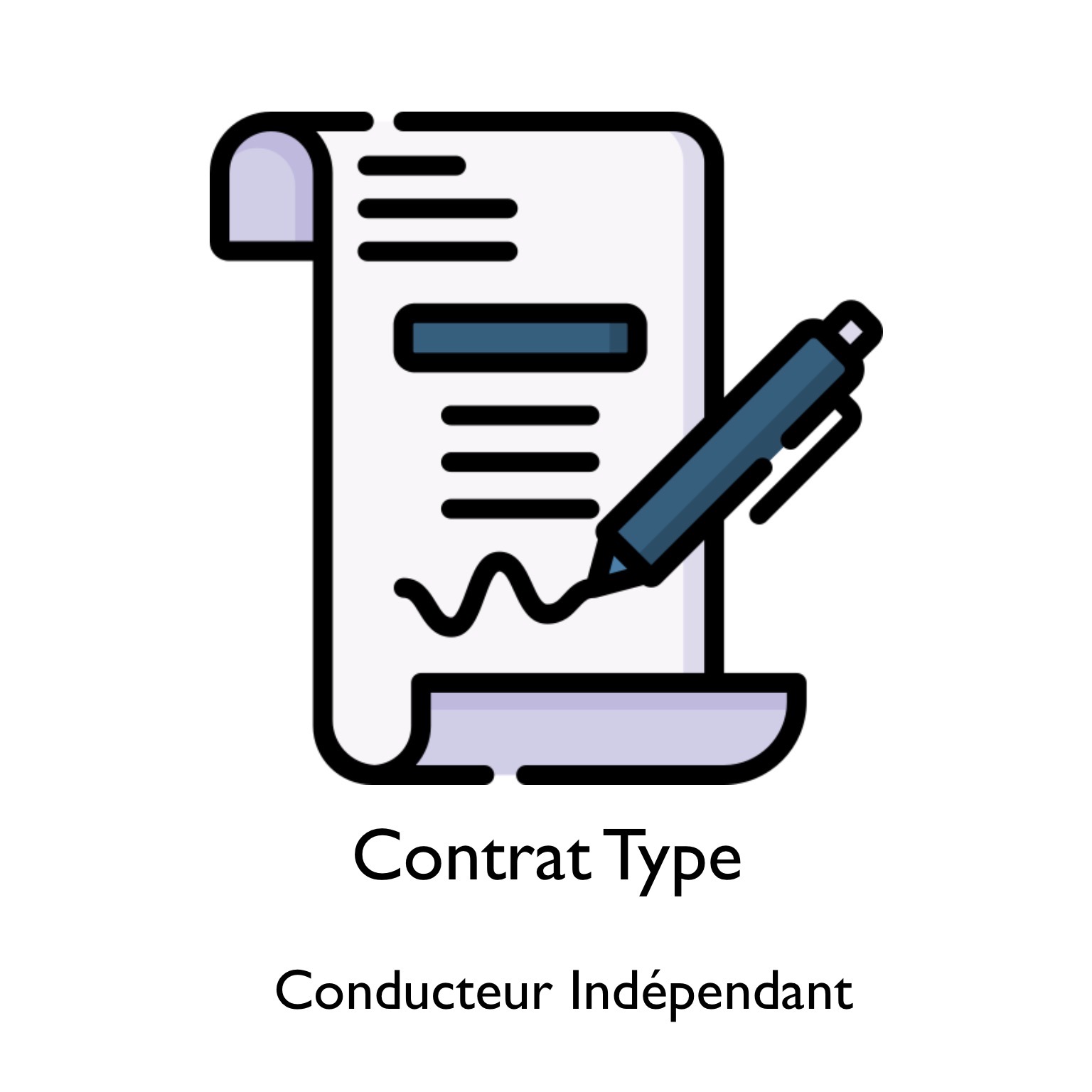 Contrat type conducteur indépendant