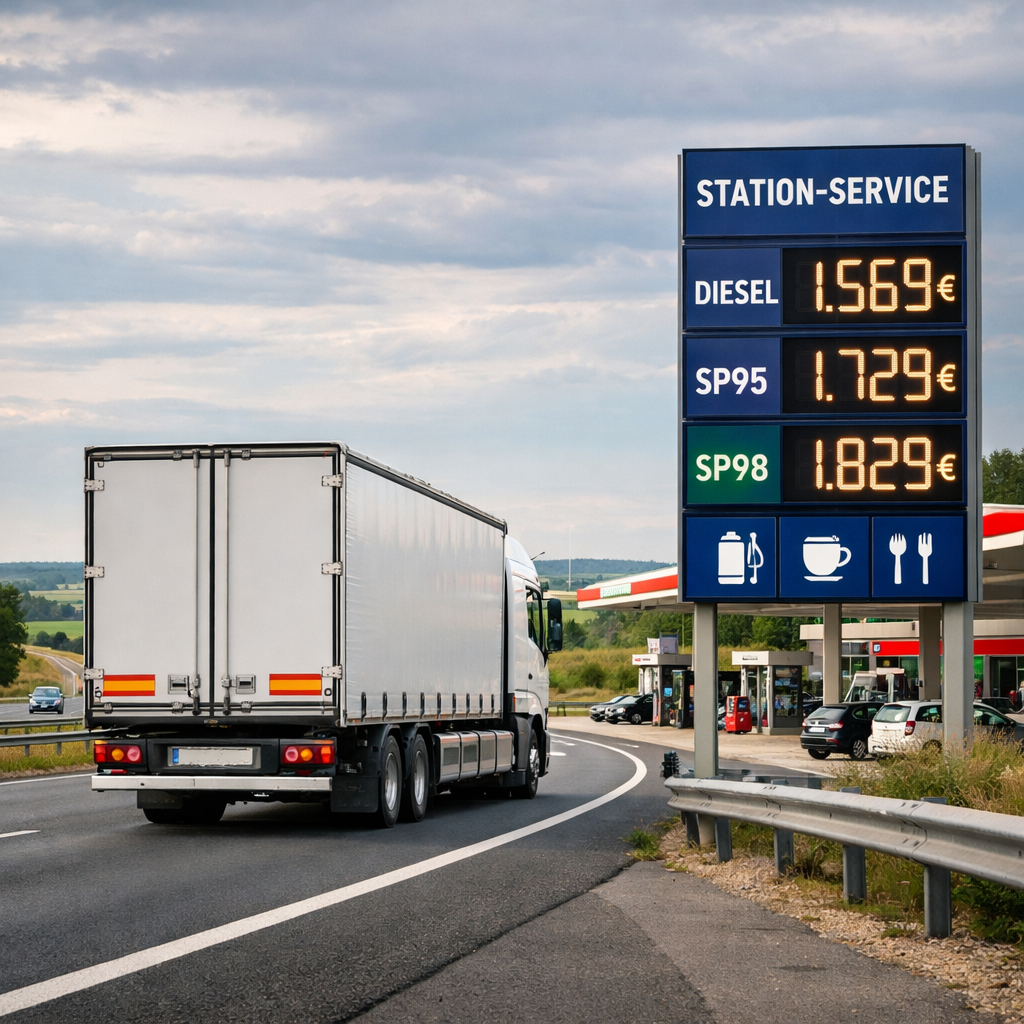 indexation carburant transport routier évolution prix gazole