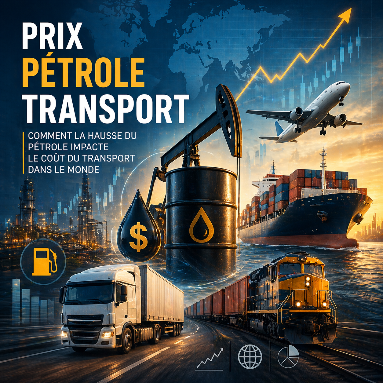 prix carburant transport impact coûts camion entreprise